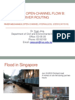 Unsteady Open-Channel Flow B River Routing