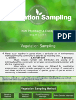 Vegetation Sampling