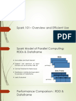 Spark 101 - Overview and Efficient Use