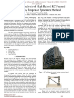 Earthquake Analysis of High Raised RC Framed Building by Response Spectrum Method