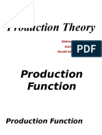 Production Theory: Mahendra Budha Chhetri Economics Department Herald International College