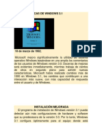 Caracteristicas de Windows 3