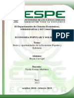 Retos y Oportunidades de La Economía Popular y Solidaria