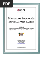 Manual de Escuela para Padres en Educación Especial