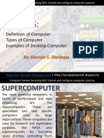 Definition of Computer Types of Computer Examples of Desktop Computer