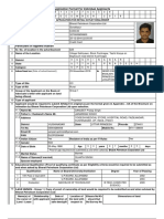 Application Format For Individual Applicants Application No. Application Date