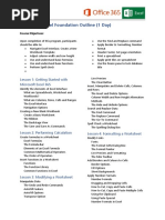 MS Excel Foundation