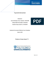 Trabajo Negociacion Internacional, Primera Entrega