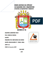 INFORME 3 FUERZASDE FRICCION (Fisica I)