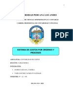 Sistema de Costos Por Ordenes y Procesos