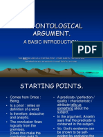 The Ontological Argument.: A Basic Introduction