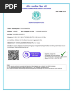 10th Passing Certificate PDF