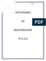 Actividades de Recuperacion