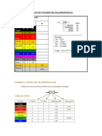 Codigo de Colores de Una Resistencia