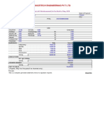 Advancetech Engineering PVT LTD: Pay Slip (With Reimbrusement) For The Month of May, 2019