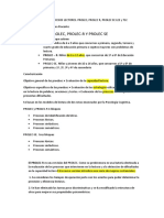 Evaluación de Los Procesos Lectores - PROLEC, LEE y TLC