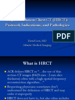 High Resolution Chest CT (HRCT) : Protocol, Indications, and Pathologies