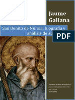 San Benito de Nursia Biografia y Analisi PDF