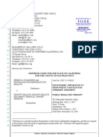 Opposition To Respondent's Motion For Summary Judgment