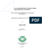 Mechanical Properties of Steel Fibers