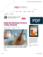 Gelatin Hair Mask PDF