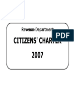 Revenue Citizen Charter