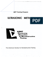 NDT Training - Ultrasonic Methode