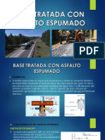 Base Tratada Con Asfalto Espumado