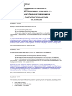 Cuarta Práctica Calificada - Gestión de Inversiones I - 2019-1 - Preguntas y Respuestas