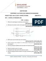 EC2255 Control Systems QB