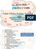 Cell Biology: An Introduction: Mrs. Ofelia Solano Saludar