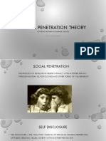 Social Penetration Theory