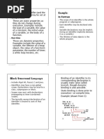 Block Structured