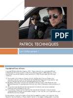 Patrol Techniques: Law Enforcement I