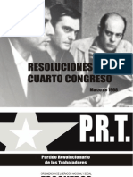 Resoluciones Del Cuarto Congreso Del PRT