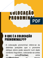 Colocação Pronominal 2º Ano PDF