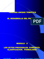 Modulo 9 - Los Actos Procesales - PPT Versión 1