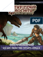 Adventure Card Game Adv 5-3 Escape From The Titans Jungle