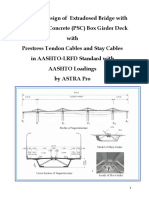 Extradosed Bridge Design Reports in AASHTO-LRFD