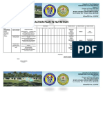 Action Plan in Nutrition: San Vicente, Sto. Tomas, Davao Del Norte