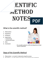 Scientific Method Notes PDF