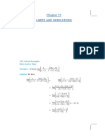 Xi Limits and Derivatives Examplar