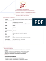 Dirección de Instituciones de Formación en La Sociedad Actual