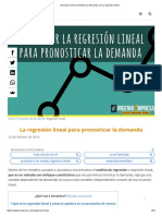 Descubre Cómo Pronosticar La Demanda Con La Regresión Lineal