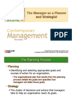 The Manager As A Planner and Strategist