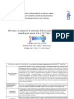 Plan de Intervencion de Lectoescritura