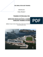 Training System Analysis - Improving Brazilian Naval Academy'S Ship Handling Training System