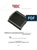 STM32-LCD Development Board Users Manual: All Boards Produced by Olimex Are ROHS Compliant