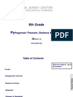 8th Grade Py: Thagorean Theorem, Distance & Midpoint 20