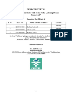 Project Report On "Analysing Retail Sector With Social Media Listening Process Framework"